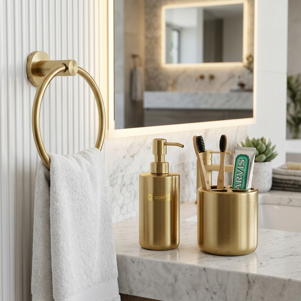 Towel rails and bathroom accessories