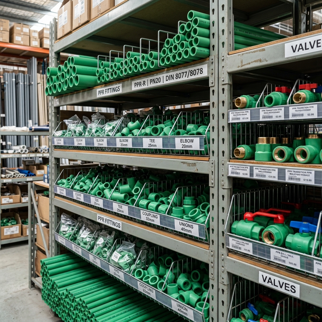 PPR hot and cold water pipes