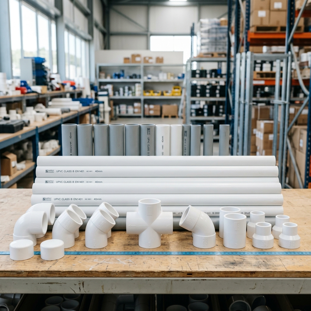 UPVC rigid pressure and drainage pipes and fittings